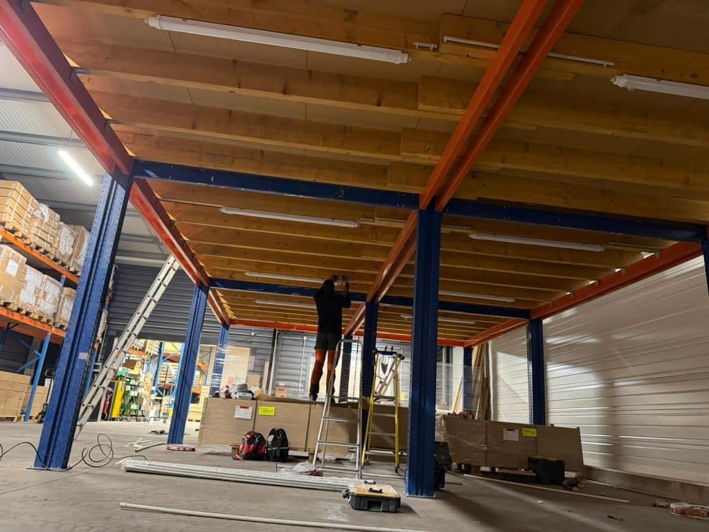 électricicen intervenant dans un chantier